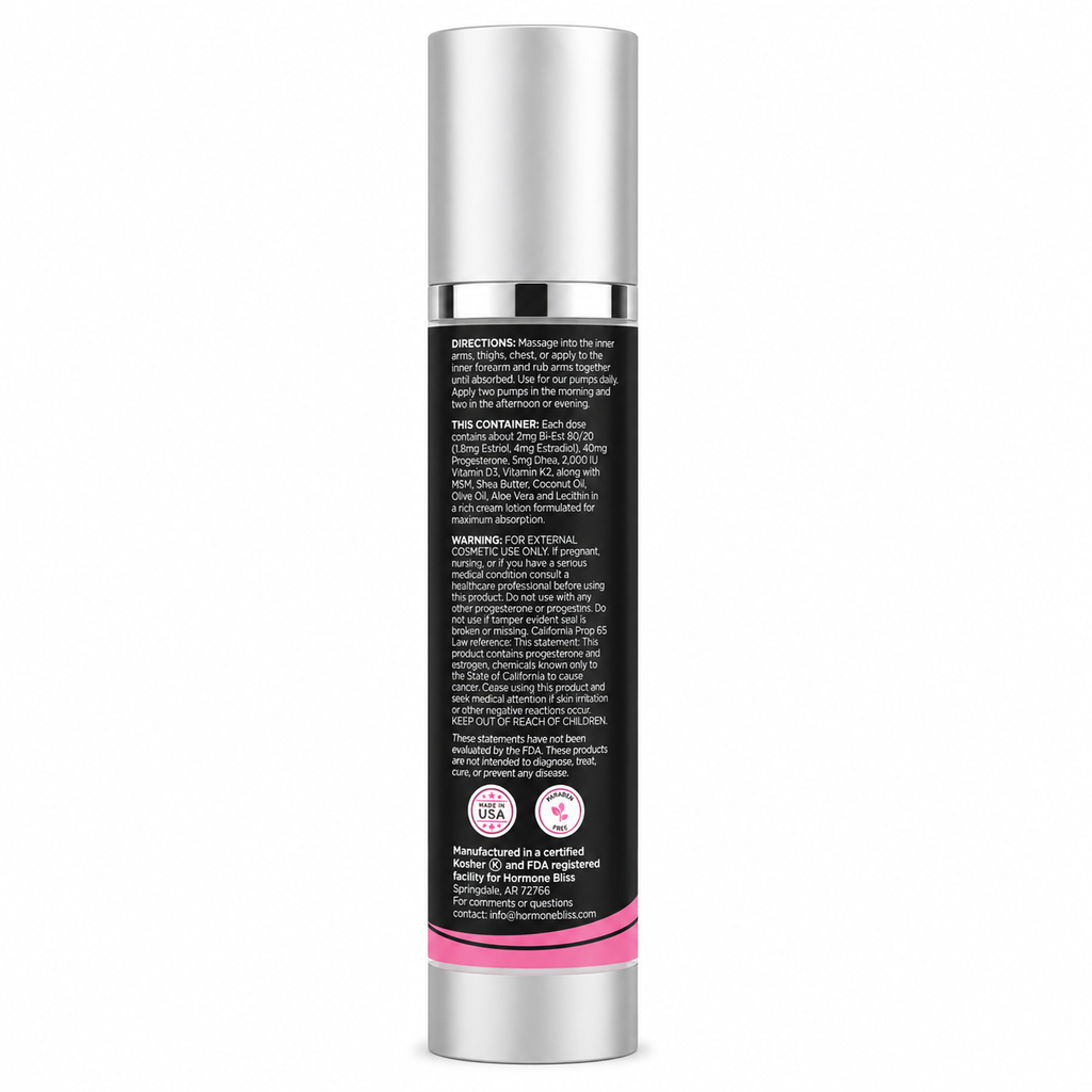 BioIdentical Hormone Combo Cream - Biest/Progesterone/DHEA