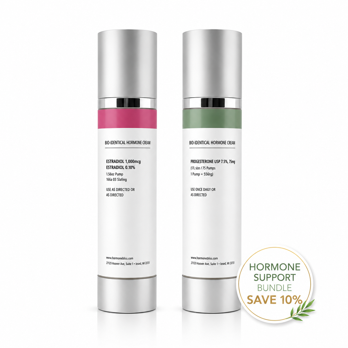 Bi-est & Progesterone Duo Bundle 60-90 Day Supply